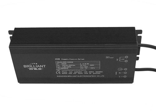 250W το ψηφιακό έρμα, HPS MH CDM Dimmable ηλεκτρονικό σταθεροποιεί