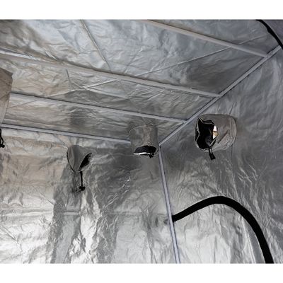 υδροπονικός εσωτερικός Zippered ύψους 200cm αυξάνεται τη σκηνή, 5X5» φορητά αυξάνονται το ύφασμα σκηνών 600D